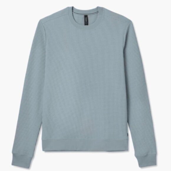 Vuori Jamestown Crew in Dusty Blue, Size Small - Picture 7 of 10